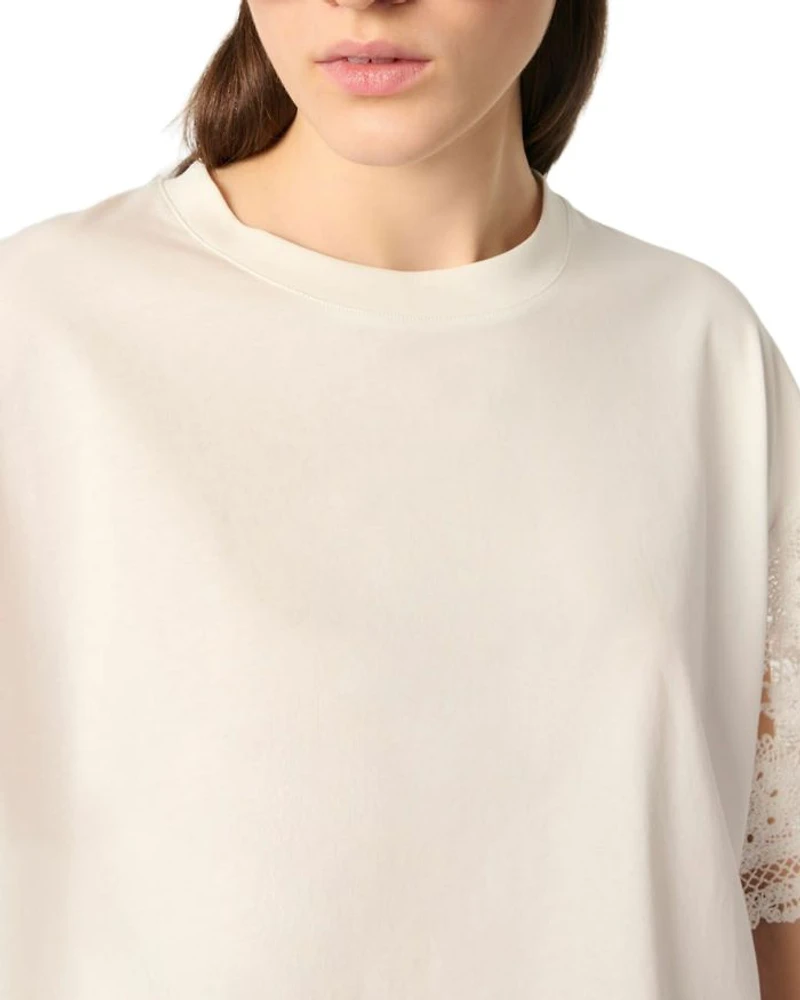 Crochet Sleeve Tee