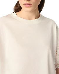 Crochet Sleeve Tee