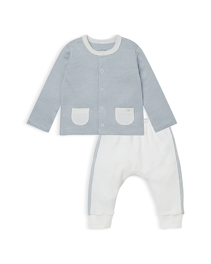 Mori Play Date Cardigan & Jogger Pants Set - Baby