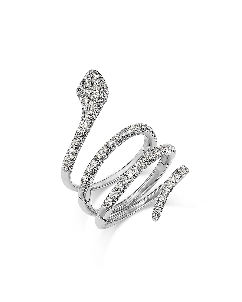 Bloomingdale's Fine Collection Diamond Snake Ring