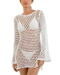 ViX Belle Crochet Dress Swim Cover-Up