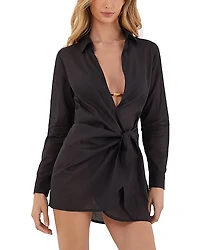 ViX Lia Wrap Dress Swim Cover-Up