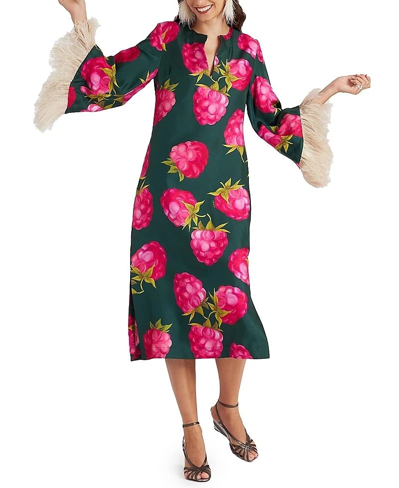 La DoubleJ The Kaftan with Feathers