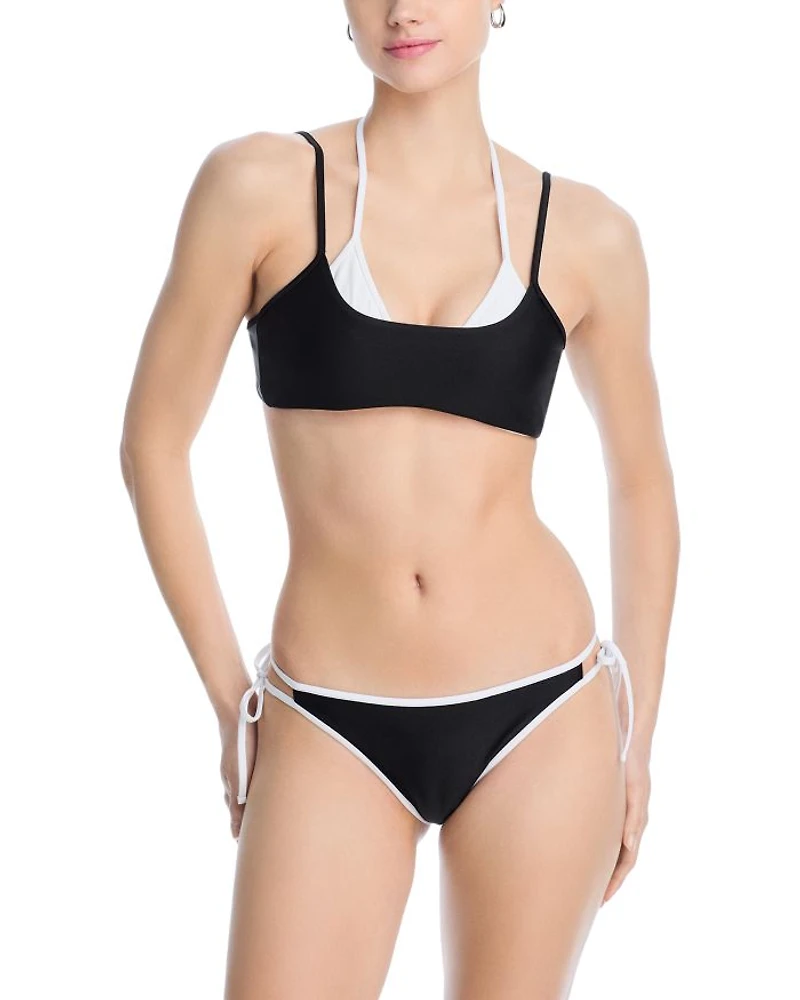 Layered Look Bikini Top - Exclusive