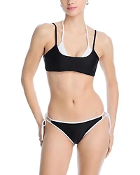 Layered Look Bikini Top - Exclusive