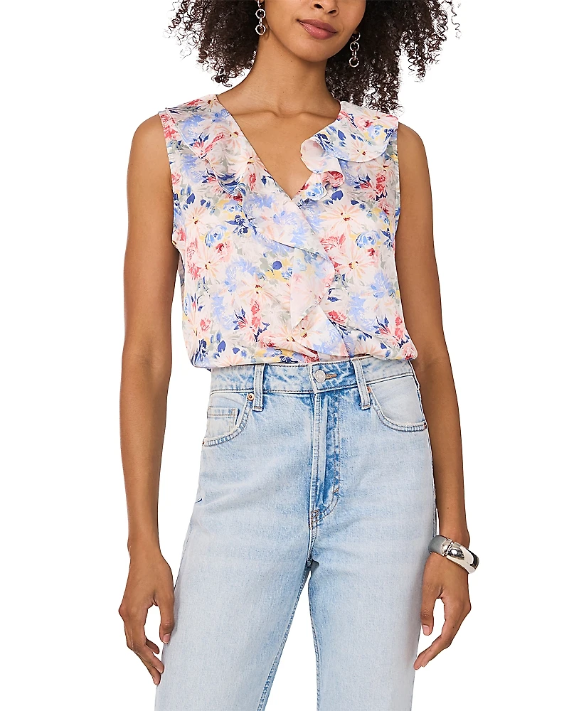 Vince Camuto Ruffled Top