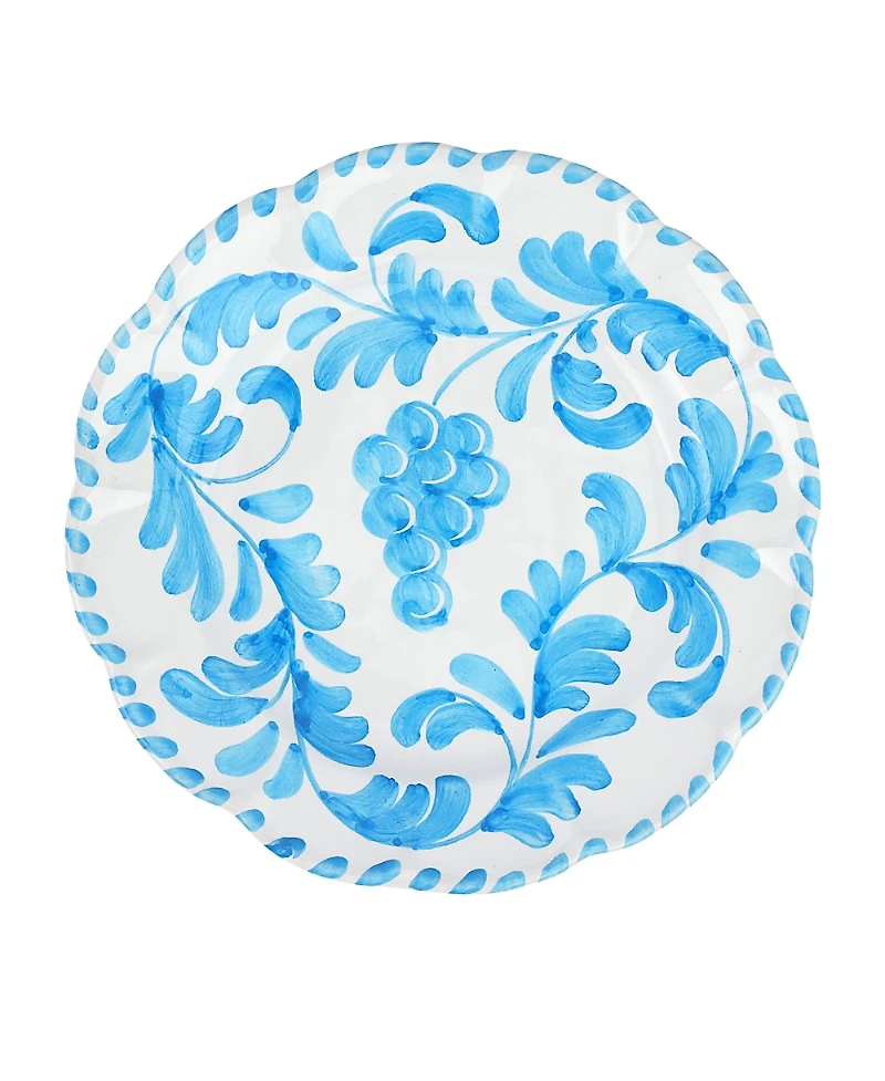 Vietri Arezzo Aqua Salad Plate