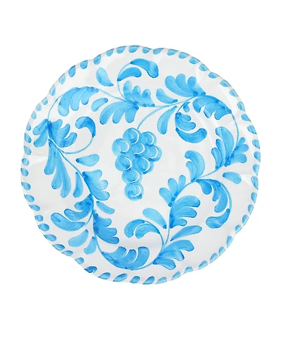 Vietri Arezzo Aqua Salad Plate