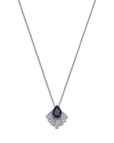 Bloomingdale's Fine Collection Blue Sapphire & Diamond Pendant Necklace