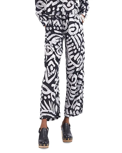 Busayo Kolade Printed Wide Leg Pants