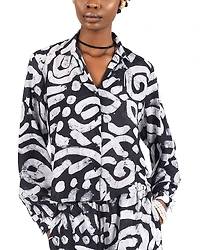 Busayo Kolade Printed Button Front Shirt