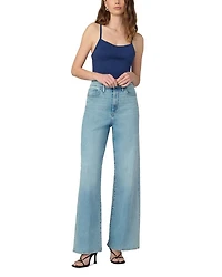 Petite The Mia High Rise Wide Leg Jeans Riveting