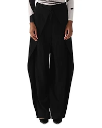 Straight Overlap Pants