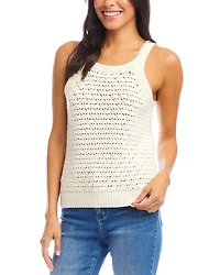 Sleeveless Crocheted Top