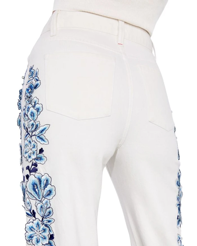 Weezy Floral Embroidered Pants