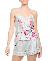 Bloom by Jonquil Lace Trim Floral Camisole Pajama Set