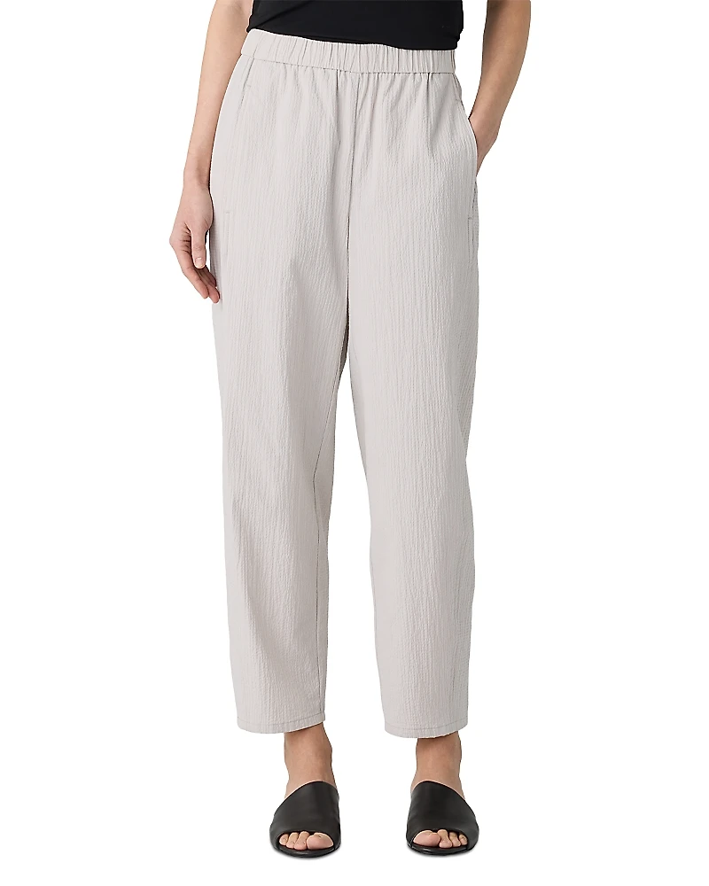 Eileen Fisher Lantern Linen Ankle Pants