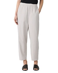 Eileen Fisher Lantern Linen Ankle Pants