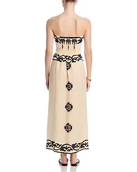 Linen Ancient Maxi Dress