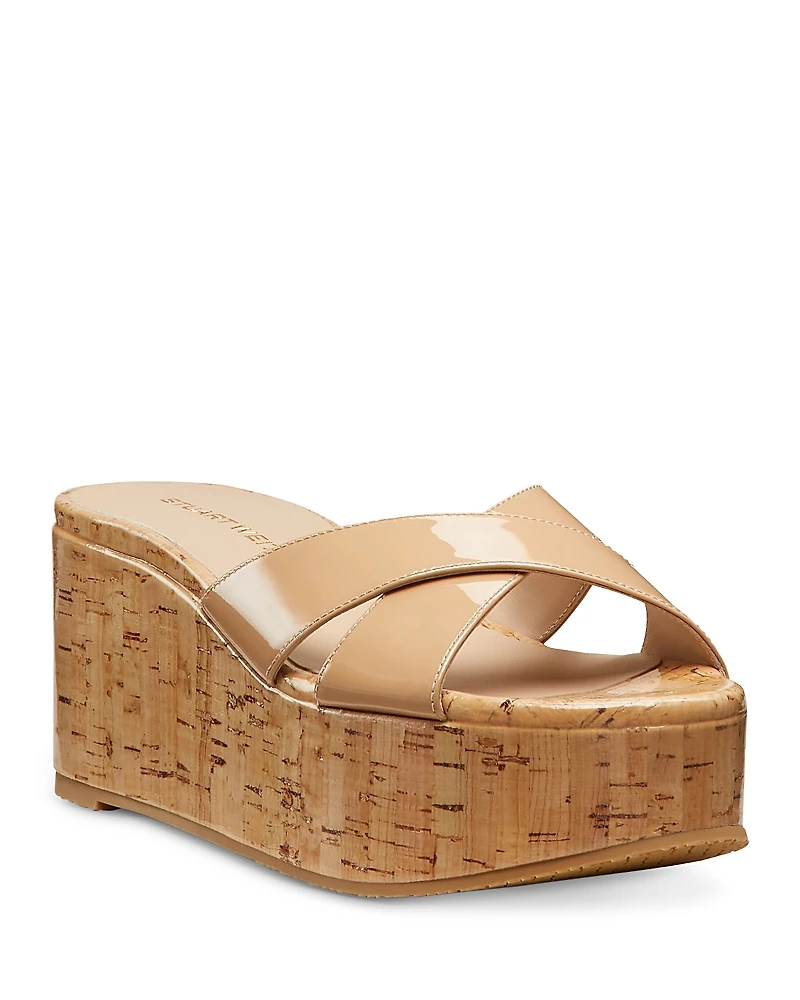 Stuart Weitzman Women's Dayna Wedge Sandals