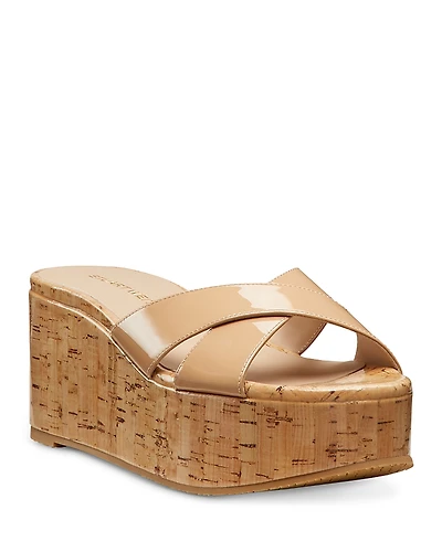 Stuart Weitzman Women's Dayna Wedge Sandals