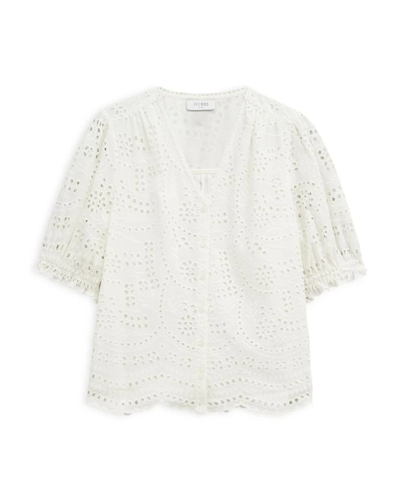 Chiara Eyelet Blouse