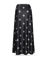 Shimmering Midi Cover Up Skirtx