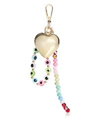 Aqua Pastel Beaded Bag Charm - Exclusive
