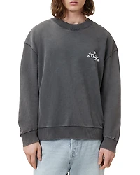 Allsaints Soleil Crewneck Logo Graphic Sweatshirt