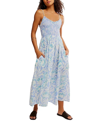 Free People Sweet Nothings Cotton Midi Dress