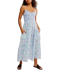 Free People Sweet Nothings Cotton Midi Dress