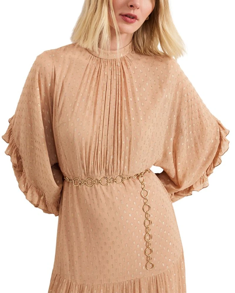 Priscillan Tiered Maxi Dress
