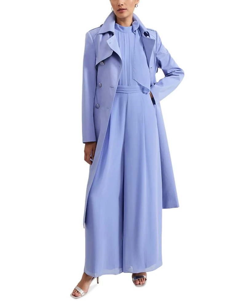 Cheryl Fitted Trench Button Up Jacket