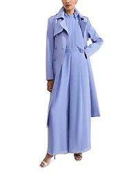 Cheryl Fitted Trench Button Up Jacket