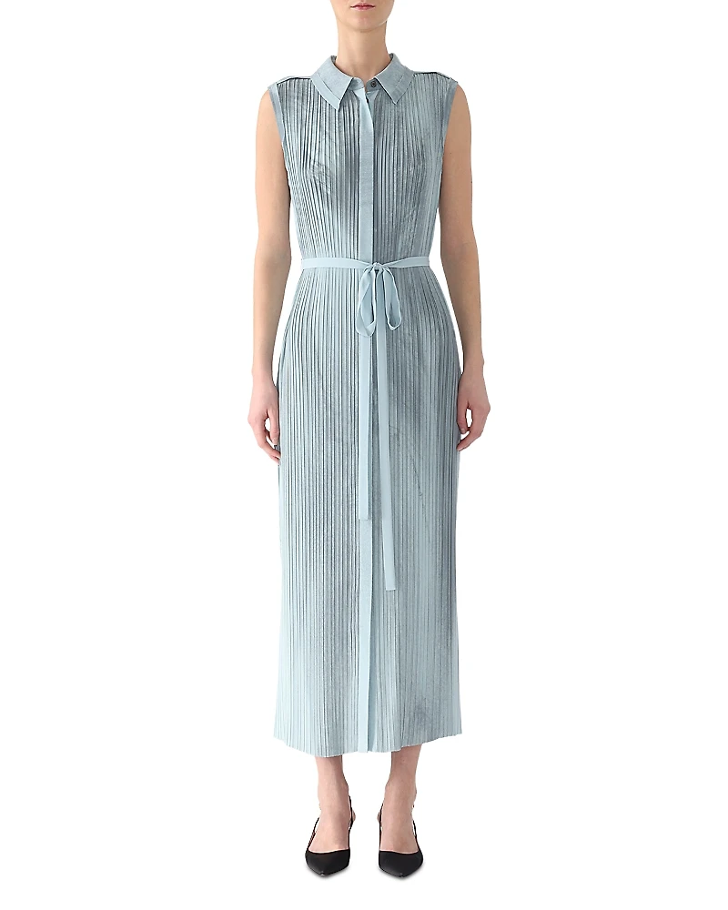 Jason Wu Collection Pleated Georgette Sleeveless Dress