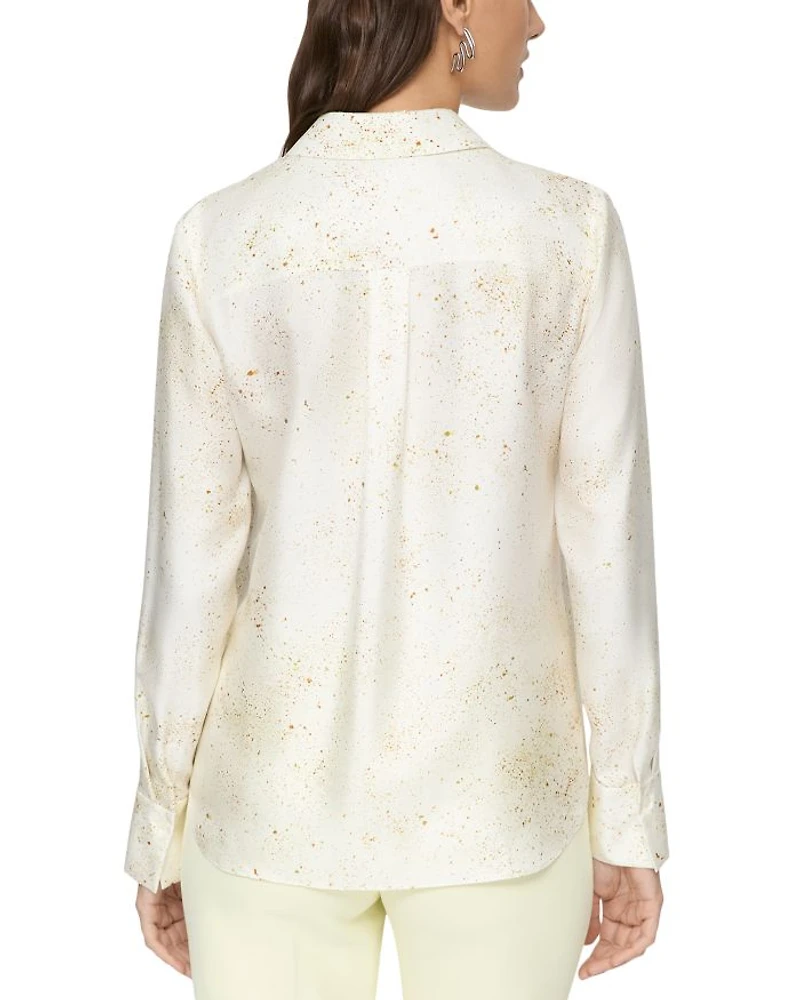 Scottie Silk Blouse
