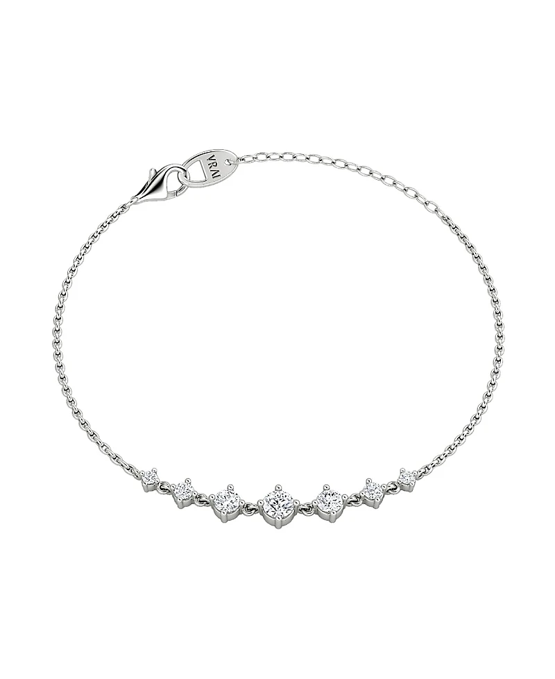 Vrai Petite Linked Tennis Bracelet - Round Brilliant Lab Created Diamonds