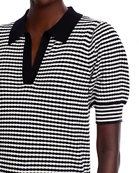 Blouson Elbow Sleeve Blouse