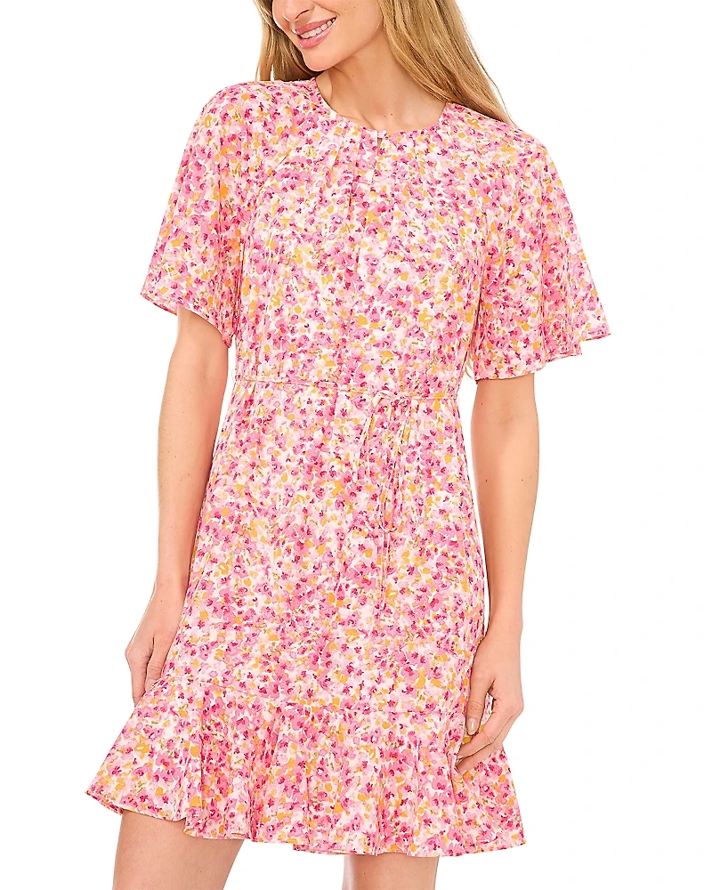 CeCe Fluted Skater Dress