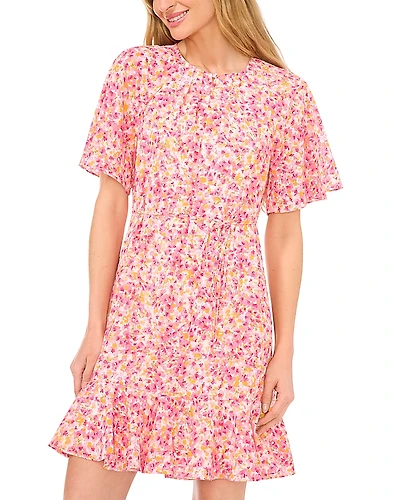 CeCe Fluted Skater Dress