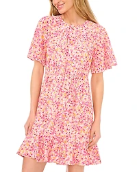 CeCe Fluted Skater Dress