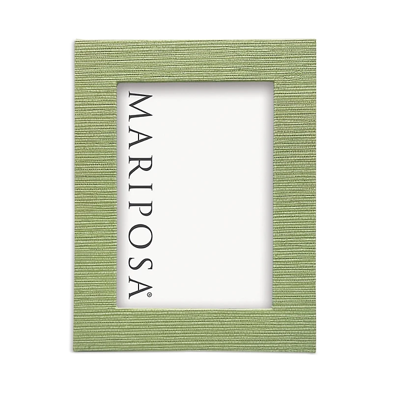 Mariposa Palma Faux Grasscloth Frame, 5 x 7