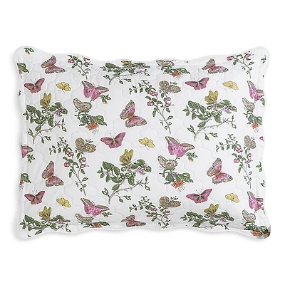 Matouk Baudin Butterfly Quilted King Sham
