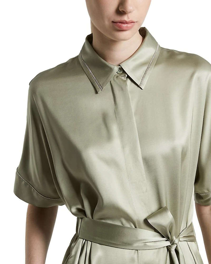 Tie Waist Shirtdress