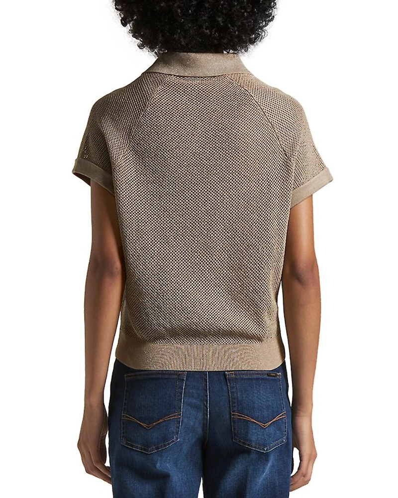 Knitted Polo Sweater