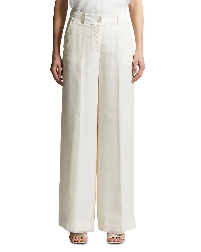 Silk-Blend Pants