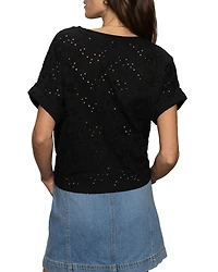 All Day Eyelet Tee