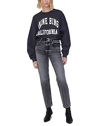 Anine Bing Miles Logo Sweatshirt