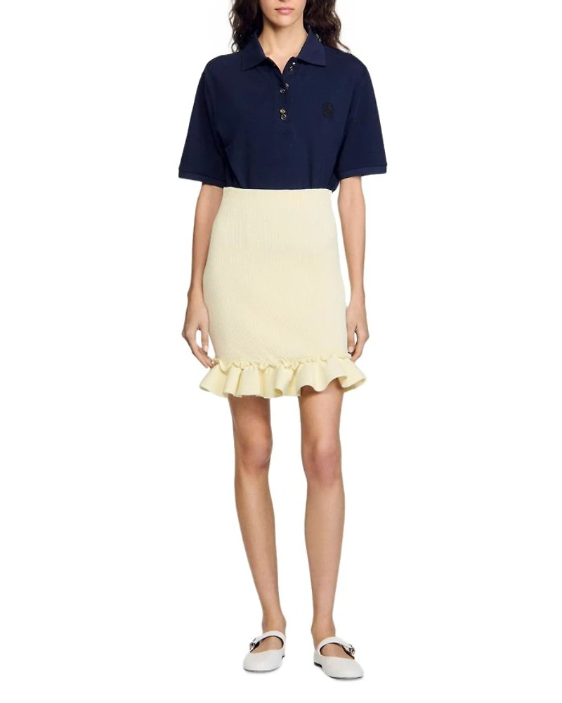 Knit Ruffle Skirt