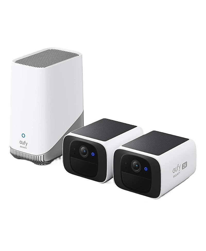 eufy Security S220 Solar-Powered 2K Security Camera Kit with HomeBase 3